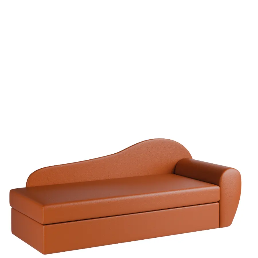 MATYLDA válenda celočalouněná, provedení pravé, koženka P2 cihlová